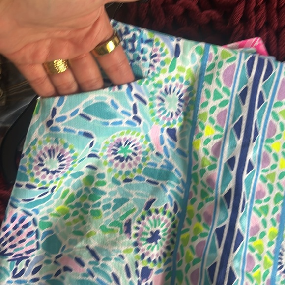 Lilly Pulitzer Marigold Skort In Open Water - Picture 7 of 8